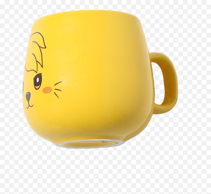 Cat Quest Cuppy Set - Serveware Emoji,Yellow Cat Emoticon