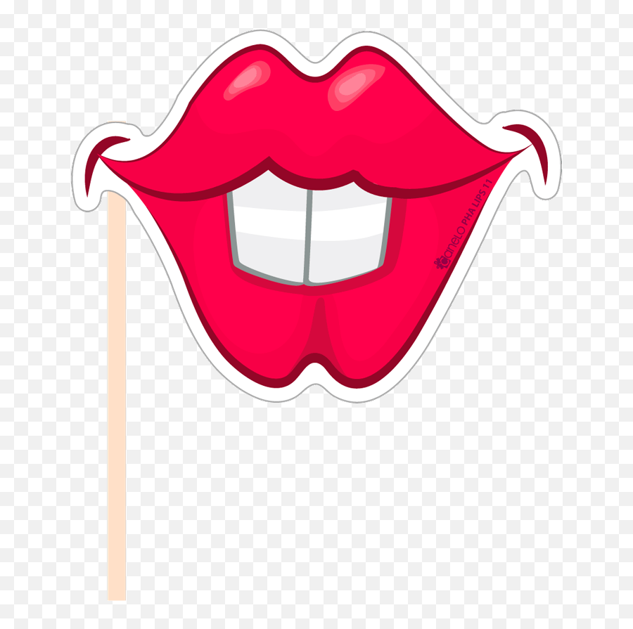 Download Image Library Download Party Photobooth Figure Lips - Lips Photo Booth Props Emoji,Emoji Props