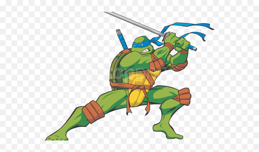 Turtle Vector Png Free - Leonardo Ninja Turtle Jpg Emoji,Ninja Turtle Emoji Download