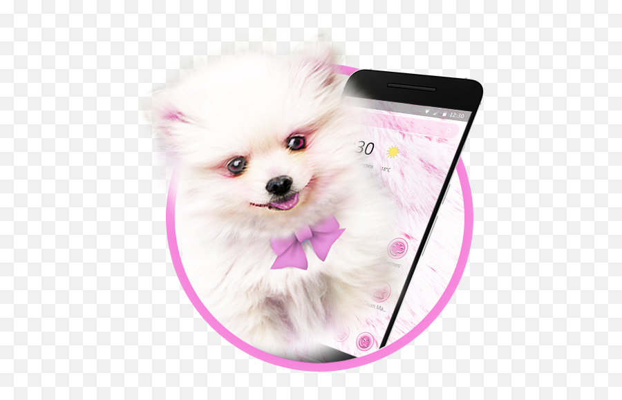 Amazoncom Pink Cute Puppy Dog Theme Appstore For Android - Iphone Emoji,Puppy Dog Emojis