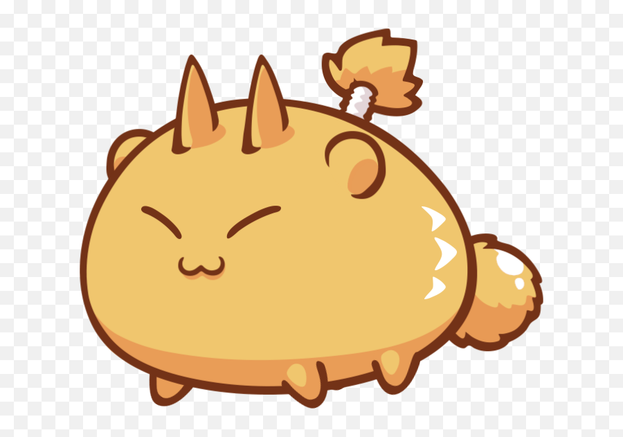 Axie Marketplace - Axie Beast With Backdoor Emoji,Chubby Emoticon