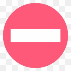 No Entry Emoji High Definition Big Picture And Unicode - Pink No Entry Sign,Emojis Meaning List