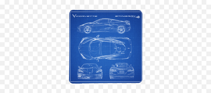 Drink Coasters - Automotive Paint Emoji,Corvet Emoji