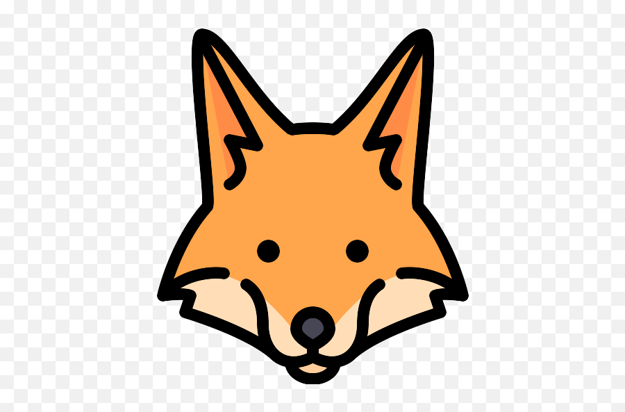 Fox Vector Svg Icon 14 - Png Repo Free Png Icons Fox Head Outline Png Emoji,Pixel Fox Emojis