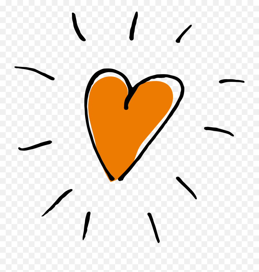 Still - Orange Heart Png Transparent Emoji,Orange Heart Emoji
