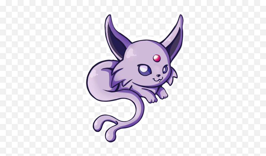 Download Espeon Is The Most Powerful Eeveelution - Espeon Emoji,Eevee Emojis