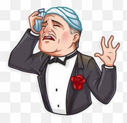 Don Corleone - Telegram Sticker Emoji,The Godfather In Emojis