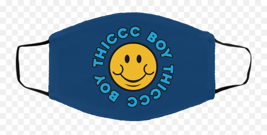 Thicc Boy Brendan Schaub Merch Thiccc Boy Smiley Face Mask Emoji,:9 Emoticon Face
