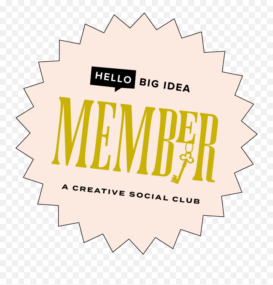 Members Only U2014 Hello Big Idea Brand Marketing Agency Emoji,Notion Bookmark Emoji