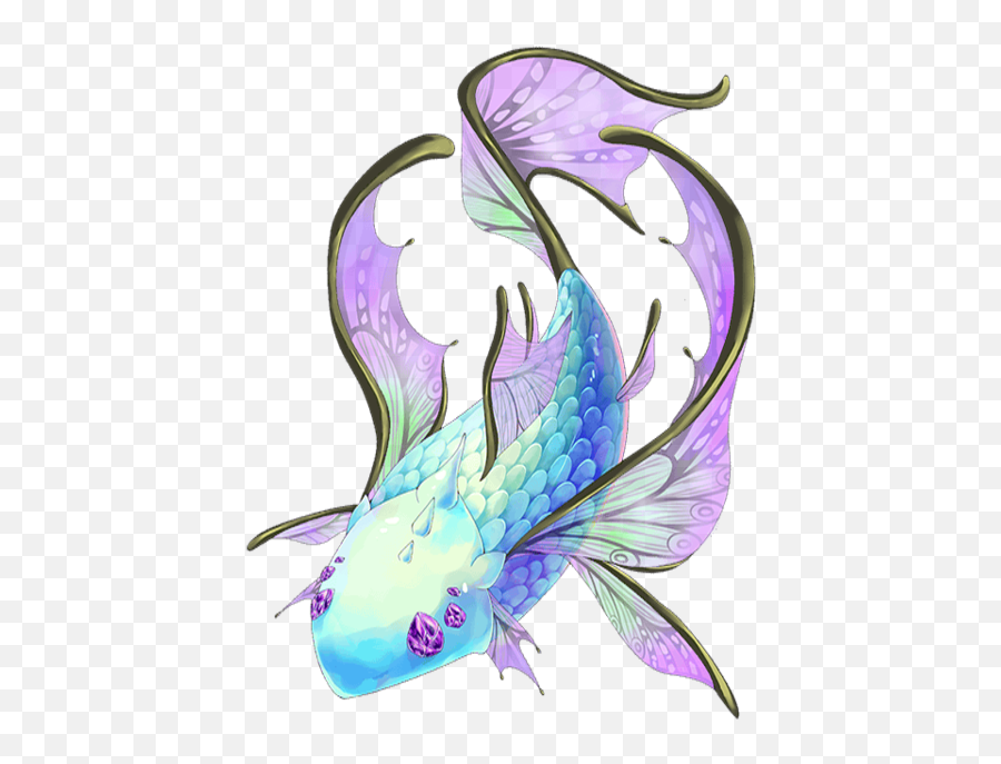 Rare Sapphire Fish Transparent - Fish Rpg Png Full Size Emoji,Koi Fish Emoji