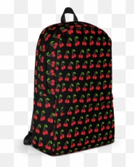 Cherries Black Backpack - Gamer Girl Backpack Emoji,Emoji Backpacks At Walmart