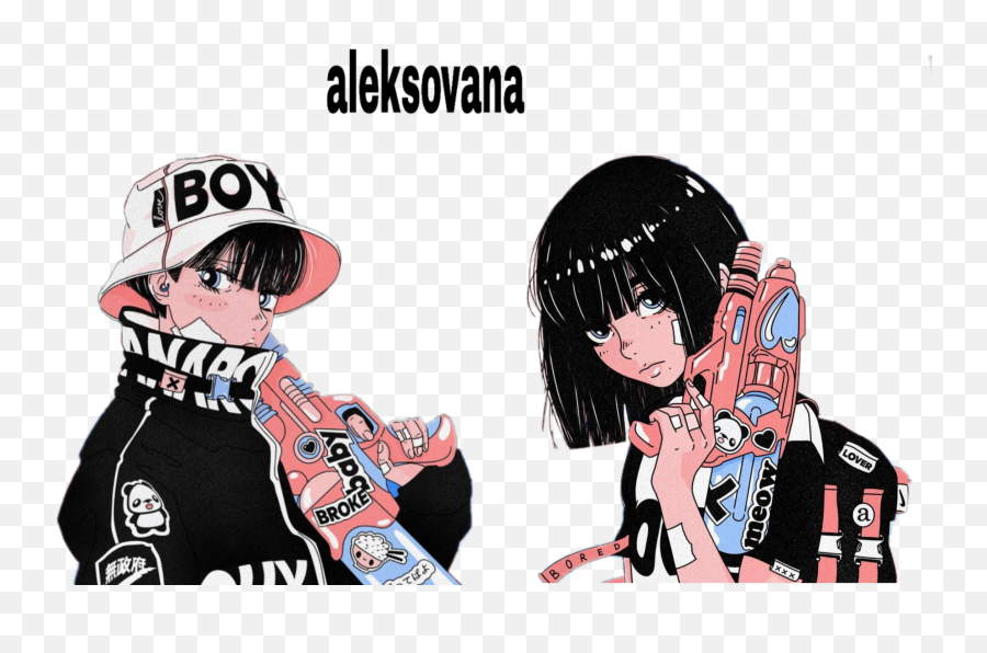 Discover Trending Boy U0026 Girl Stickers Picsart - Boy And Girl Anime Aesthetic Emoji,Emoji Stuff For Girls