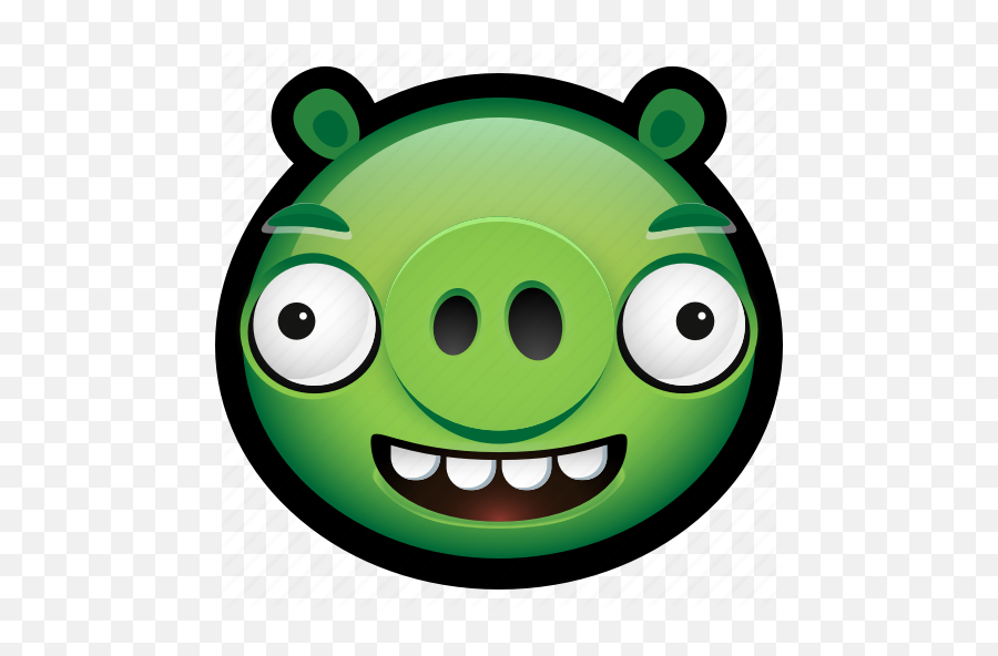 Angry Birds Emoji Game Minion Pig Villain Icon - Download On Iconfinder Angry Bird Icon Pig,Bird Emoji