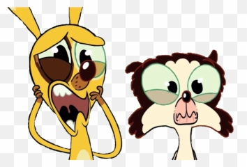 Bagel And Becky Shocked By Bagelandbeckyrules Clipart - Full Bagel And Becky Show Sticker Book Emoji,Scrunchy Face Emoji
