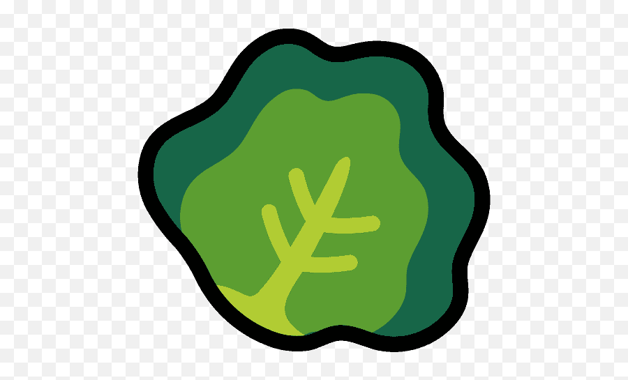 Leafy Green Emoji Clipart - Fresh,Green Emoji Png