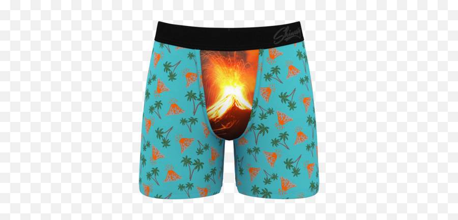 Mistletoe Boxer Thong Pack Kiss Me There - Gym Shorts Emoji,Erupting Volcano Emoji