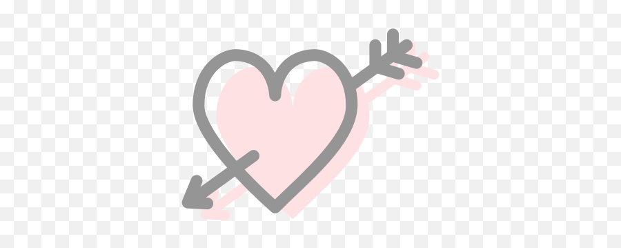 Arrow Heart Valentines With Arrows Icon - Free Download Girly Emoji,Heart And Arrow Emoji