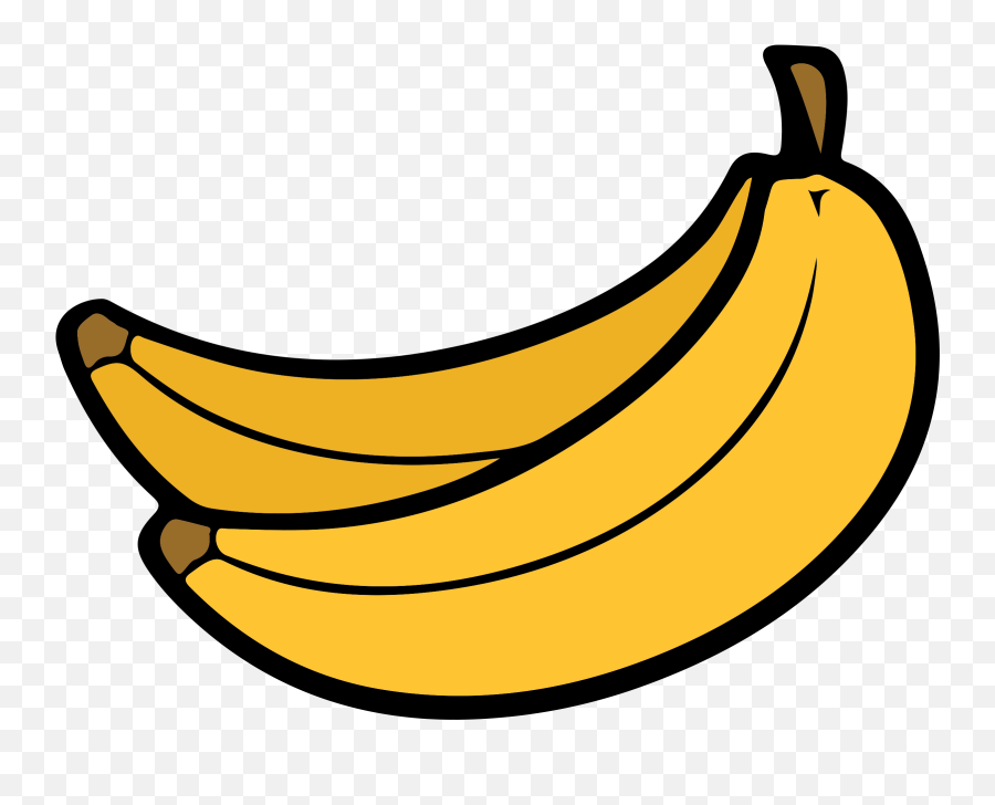 Banana Clip Art 2 - Clipartix Transparent Background Banana Clipart Emoji,Banana Emoji