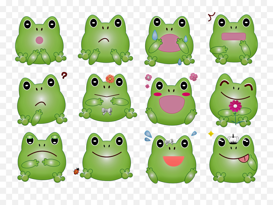 Kawaii Frog Rainy Season Japanese - Free Image On Pixabay Kawaii Grenouille Emoji,Cute Japanese Emoticon