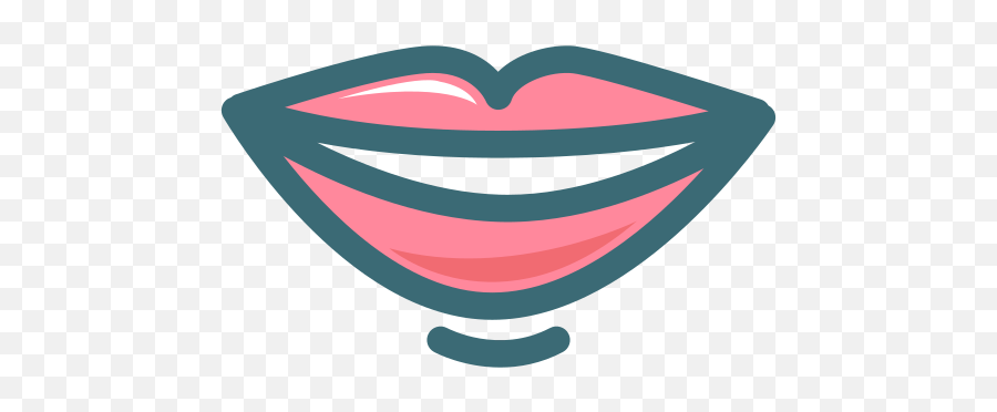 Dental Dentist Dentistry Lip Mouth Smile Tooth Icon - Free Icon Mulut Emoji,Tooth Emoji Android