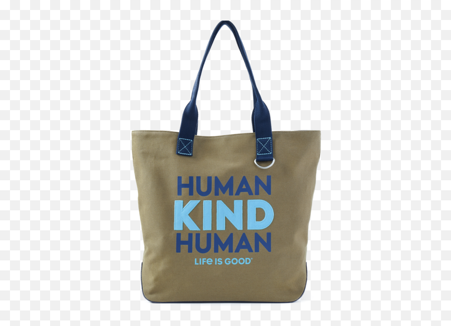 Accessories Human Kind Way More Wayfarer Tote Life Is Good - Vertical Emoji,Emoji Book Bag For Sale