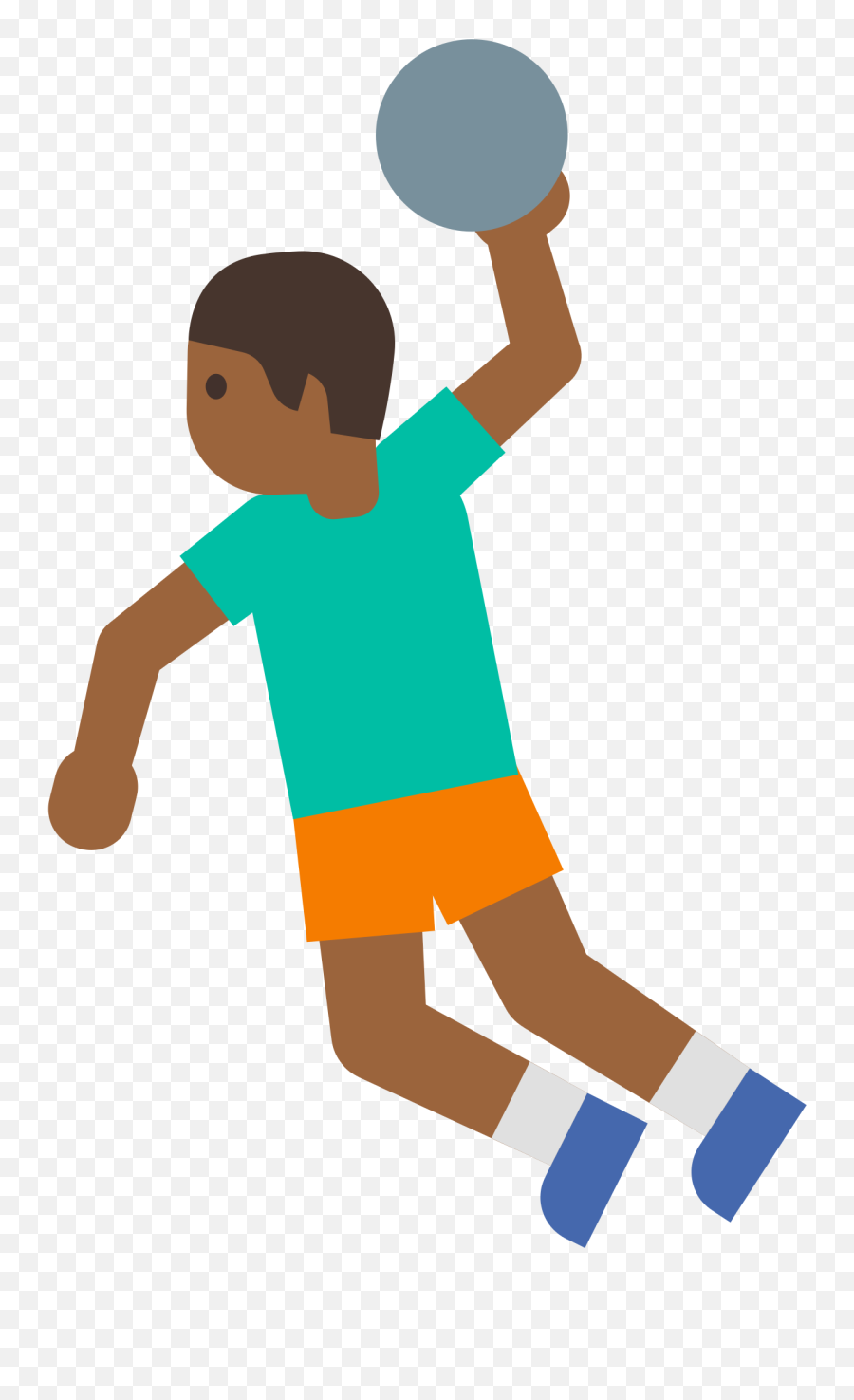 Emoji U1f93e 1f3fe - Balon De Balonmano Png Animado,Football Emoji