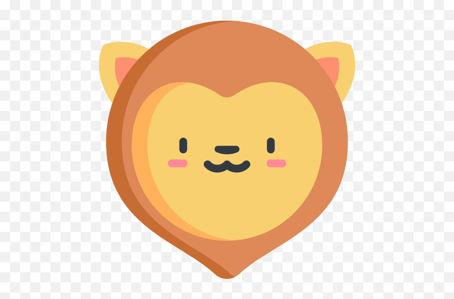 Lion - Free Animals Icons Happy Emoji,Lion King Emoticons