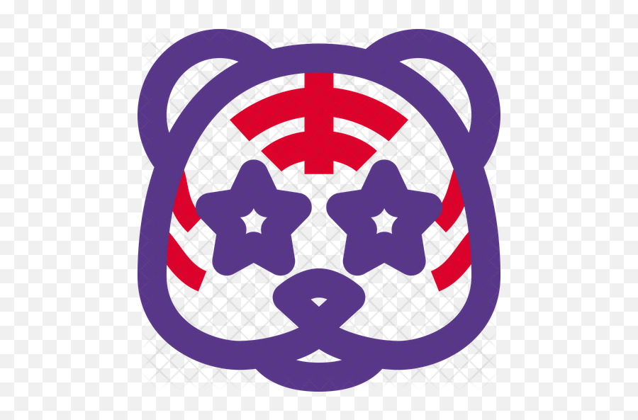Tiger Star Struck Emoji Icon - Ffwpu,Tiger Emoji