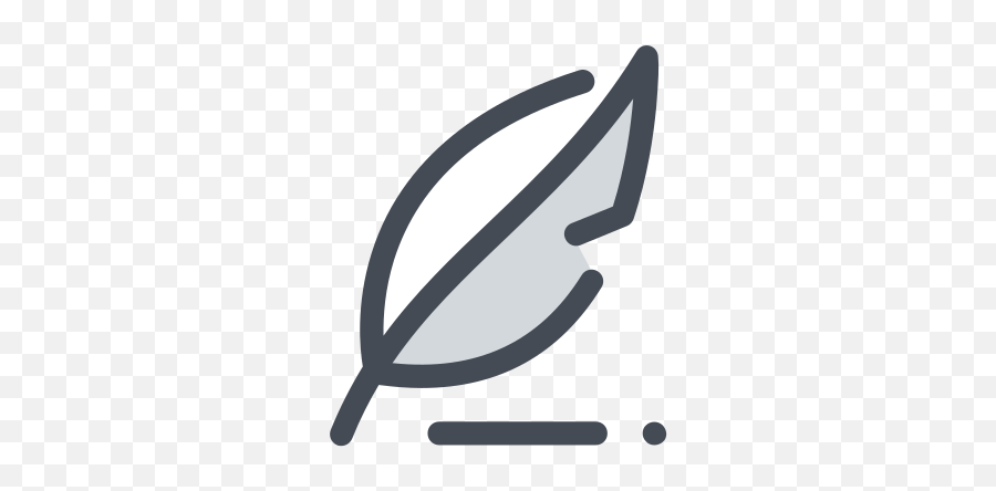 Quill Pen Icon - Feather Icon Emoji,Quill Pen Emoji