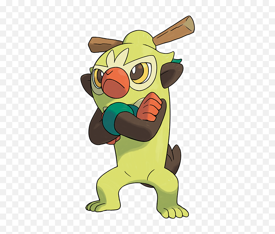 Pokémon Generation Viii - Grookey To Hatterene Characters Thwackey Pokemon Emoji,Squirtle Emotion