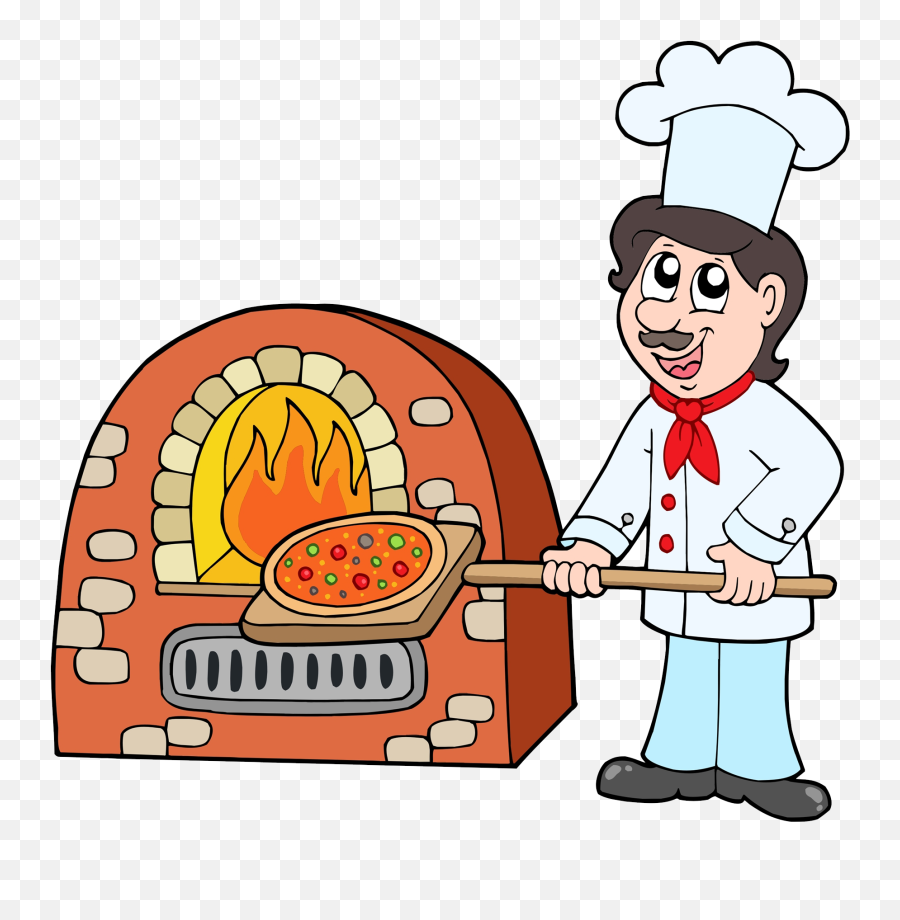 Picture Transparent Download Pizza Baking Chef Transprent - Pizza Oven Clipart Emoji,Oven Emoji