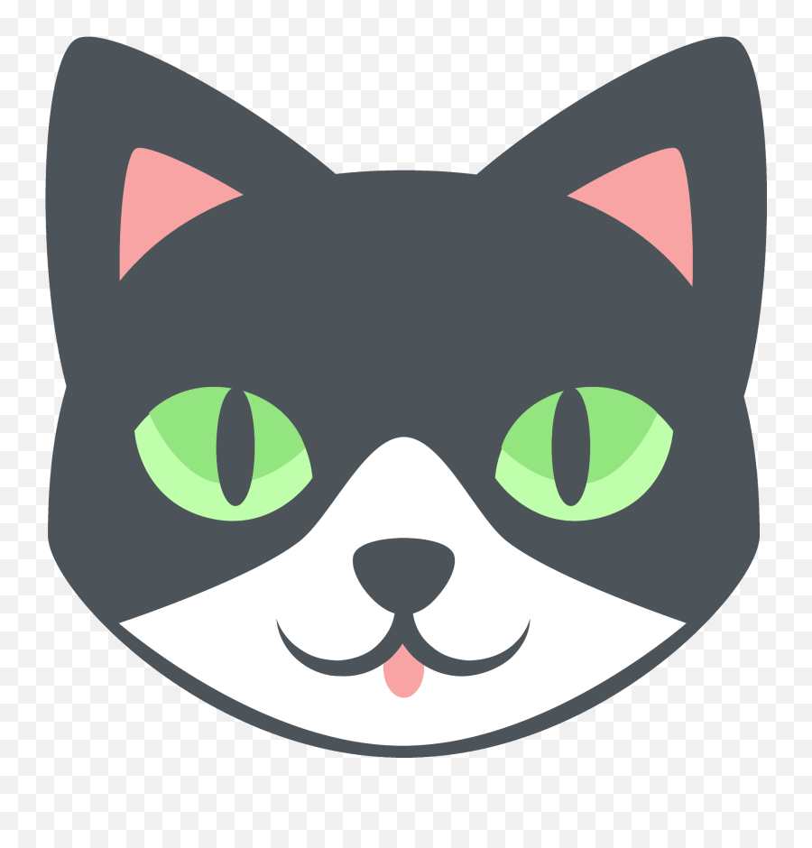 Cat Face Emoji High Definition Big - Cat Face Vector Png,Cat Emojis