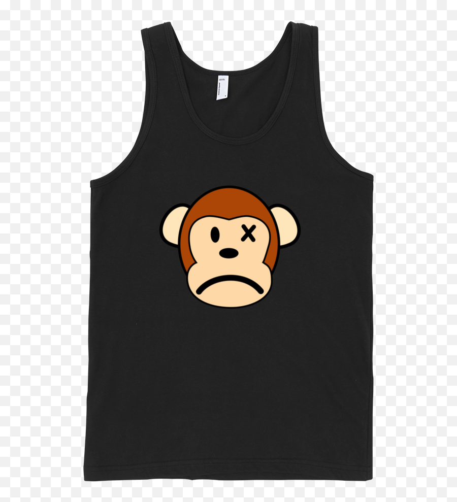 Monkey Face Fine Jersey Tank Top Unisex - Tank Free Britney Emoji,War Over Monkey Emojis