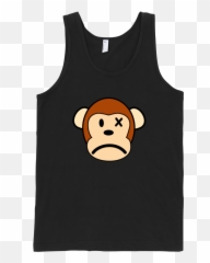 Monkey Face Fine Jersey Tank Top Unisex - Tank Free Britney Emoji,War Over Monkey Emojis
