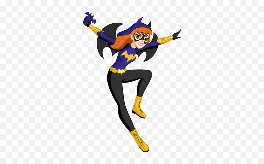 Batgirl - Super Hero Girls Png Emoji,Girls Emoji Robe