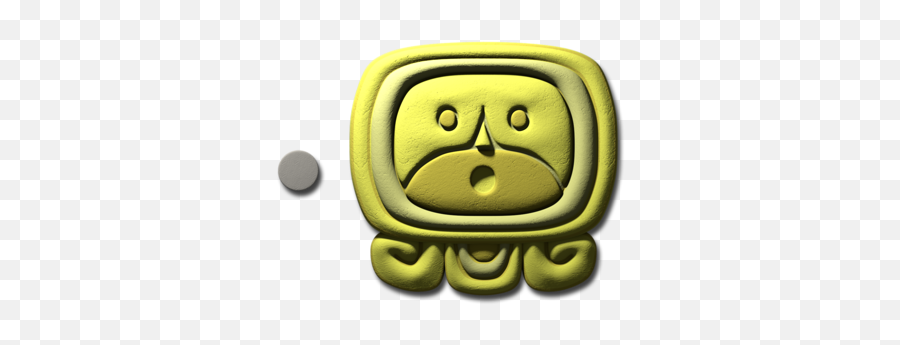Mayan Calendar Glyphs3d Maya Calendar Glyphs 3d Maya Emoji,( O Y O ) Emoticon