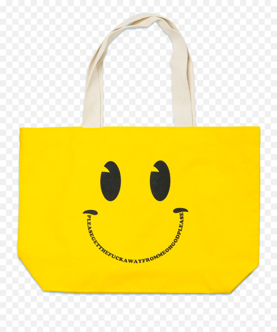 Oh God Tote Bag U0026 Usb Drive Yellow - Happy Emoji,Oh My God Emoticon