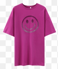Gkfnmt Summer Oversize Long T Shirt For - Happy Emoji,Long Neck Emoticon
