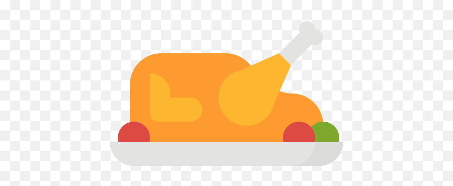 Chicken Christmas Food Roast Turkey - Christmas Food Icon Emoji,Roast Turkey Emoji