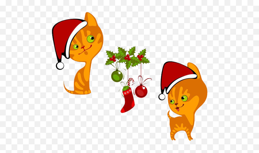 Cat Kitten Hello Kitty Christmas - Fictional Character Emoji,Merry Christmas Hello Kitty Emoticon