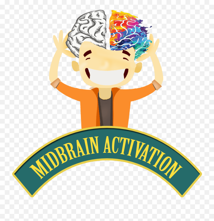 Midbrain Activation U2013 Brain Wizard - Happy Emoji,Left And Right Brain Emotions Clipart