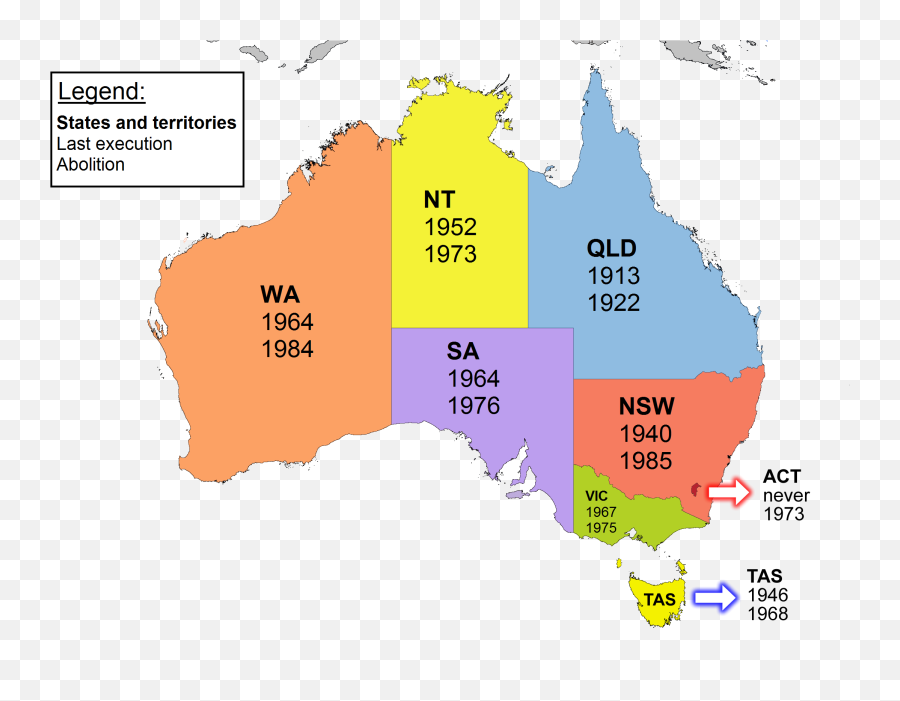 Capital Punishment In Australia - Wikipedia Mental Health In Australia Map Emoji,Short Arguementative Essays That Appeal To Emotions