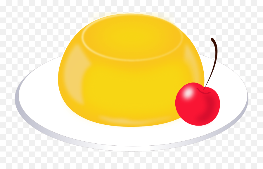 Orange Jelly Dessert Clipart - Eps Emoji,Jello Emoji