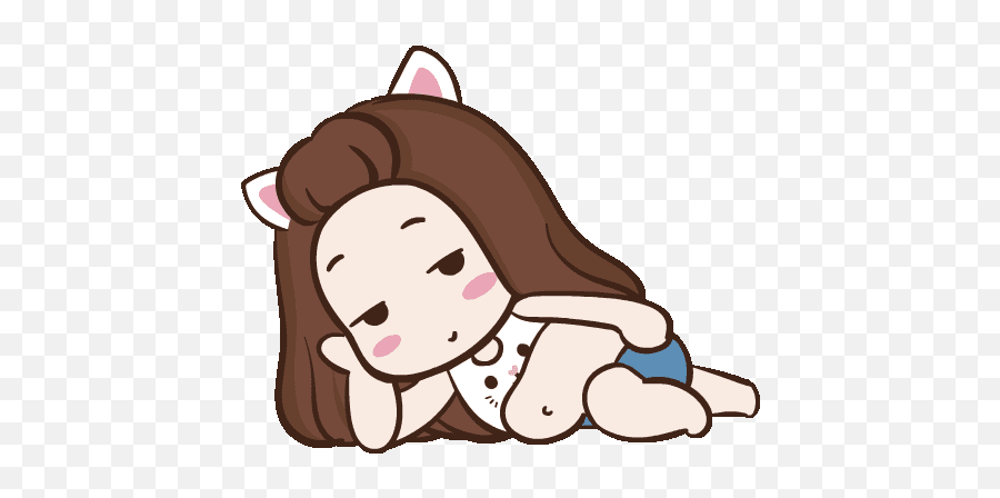 Pukpang Popup3 - Funny Sticker Gif Emoji,Sleeping Emoji Gif