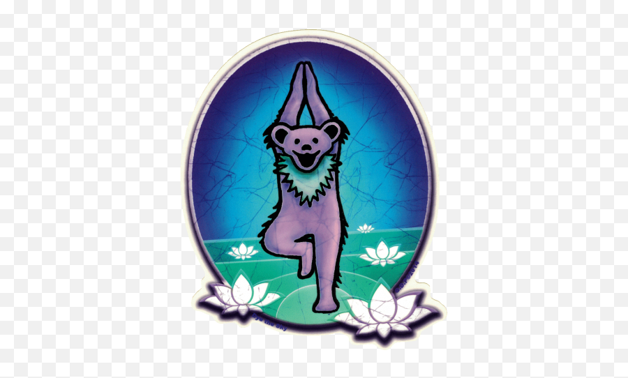 Grateful Dead Archives - Grateful Dead Yoga Bear Sticker Emoji,Dancing Bear Grateful Dead Emoticon