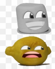 Marshmallow And Grandpa Lemon In Ao - Grandpa Lemon Animated Emoji,Fire And Marshmallow Emoticons