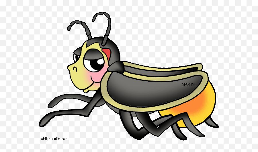Firefly Cartoon Images - Phillip Martin Clip Art Pests Emoji,Insect Animated Emoticon