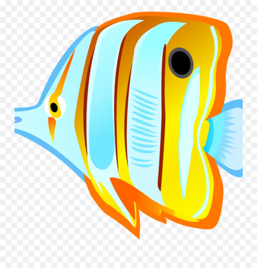 Tropical Fish Clipart Ocean With Fish - Ocean Fish Clip Art Emoji,Tropical Fish Emoji
