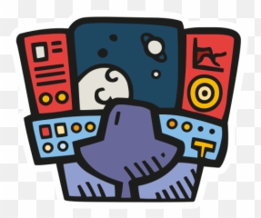 Mission Control Free Icon Of Space Hand Drawn Color Sticker Emoji,Lazer Gun Emojis