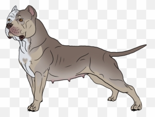 American Pit Bull Terrier Bulldog - American Bully Clip Art Png Emoji,Pit Bull Emoji